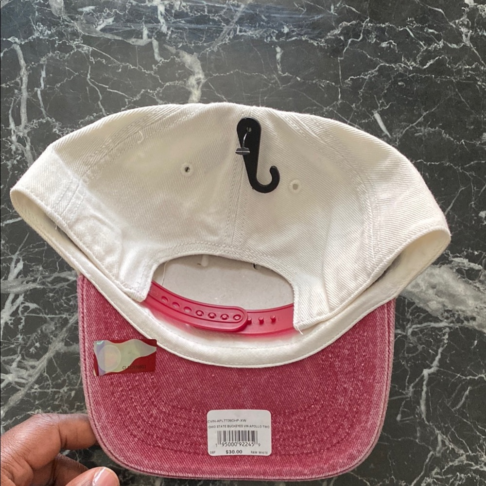 47 Kids Adjustable Cap - White and Red - Picture 2 of 4